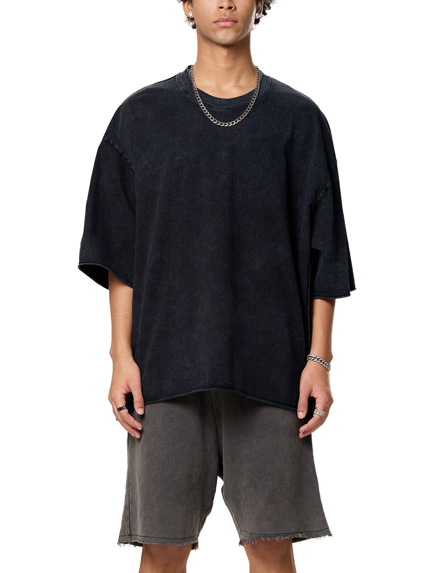 Men’s Snow Washed Boxy T-Shirt