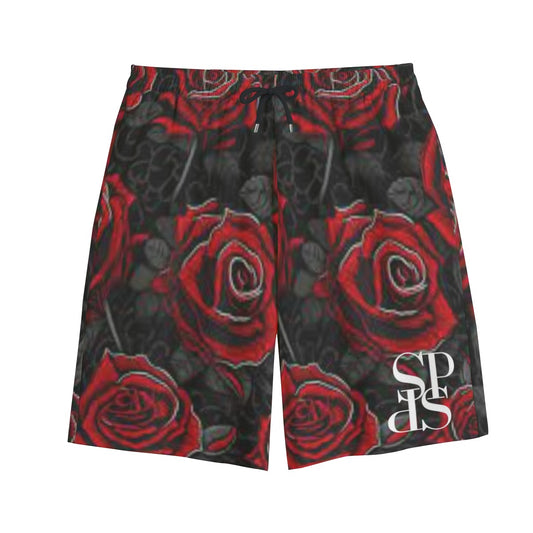 Men’s Red Roses Shorts